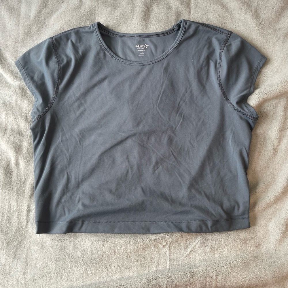 Old Navy Slate Gray Short Sleeve Tee